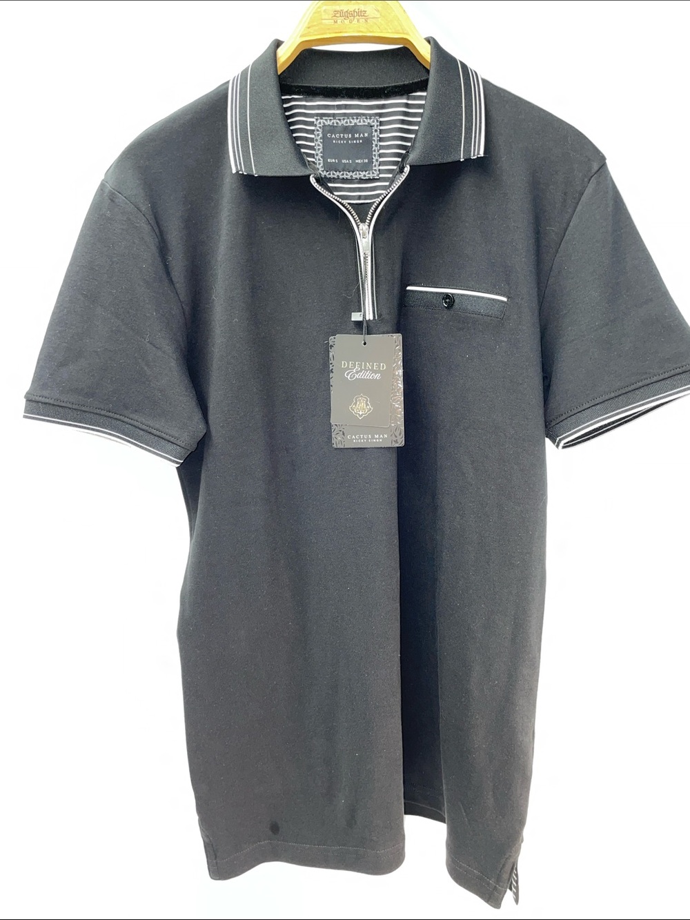 CACTUS MAN 1/4 ZIP POLO SHIRT FTL-07-038